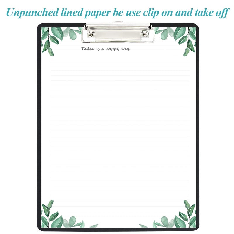 Yaridar (3-Pack) Stationery Lined Paper, Letter Size Unpunched Ruled Filler Paper, 300Sheets / 600Pages Loose-Leaf Line Paper, 100gsm White Paper, 8.5'' x 11'', Leaf - Image 3